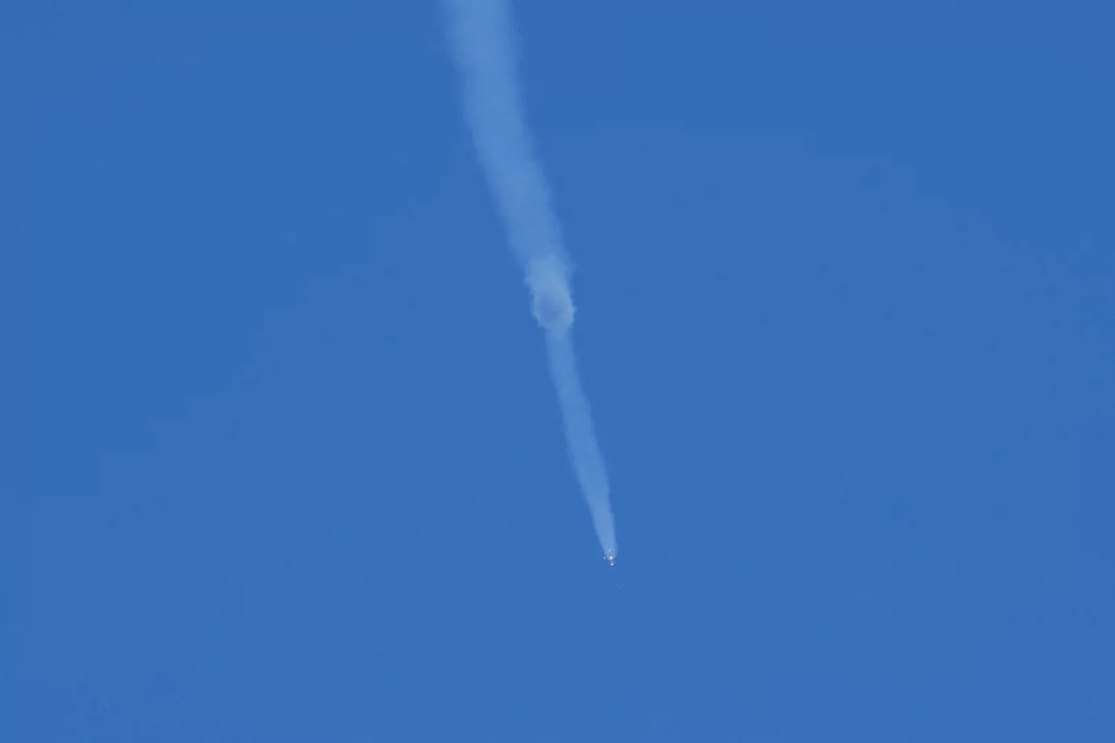 The crew capsule separated automatically