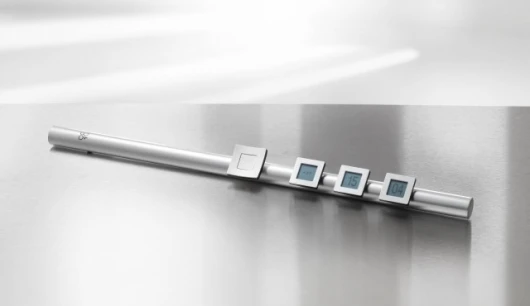 Polished aluminum finish, tilt orientation sensor and touch sensitive backlight operation are sure to be popular features