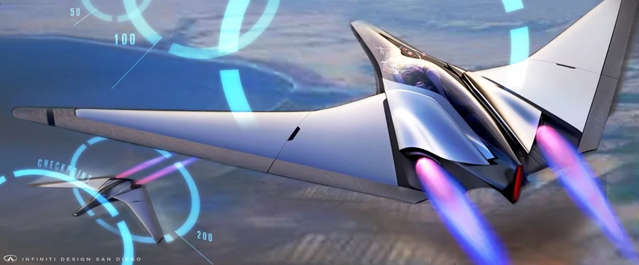 The Synaptiq in flight mode