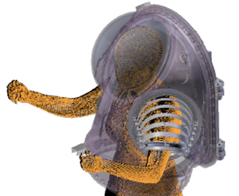 3D scanning helped in the spacesuit's design