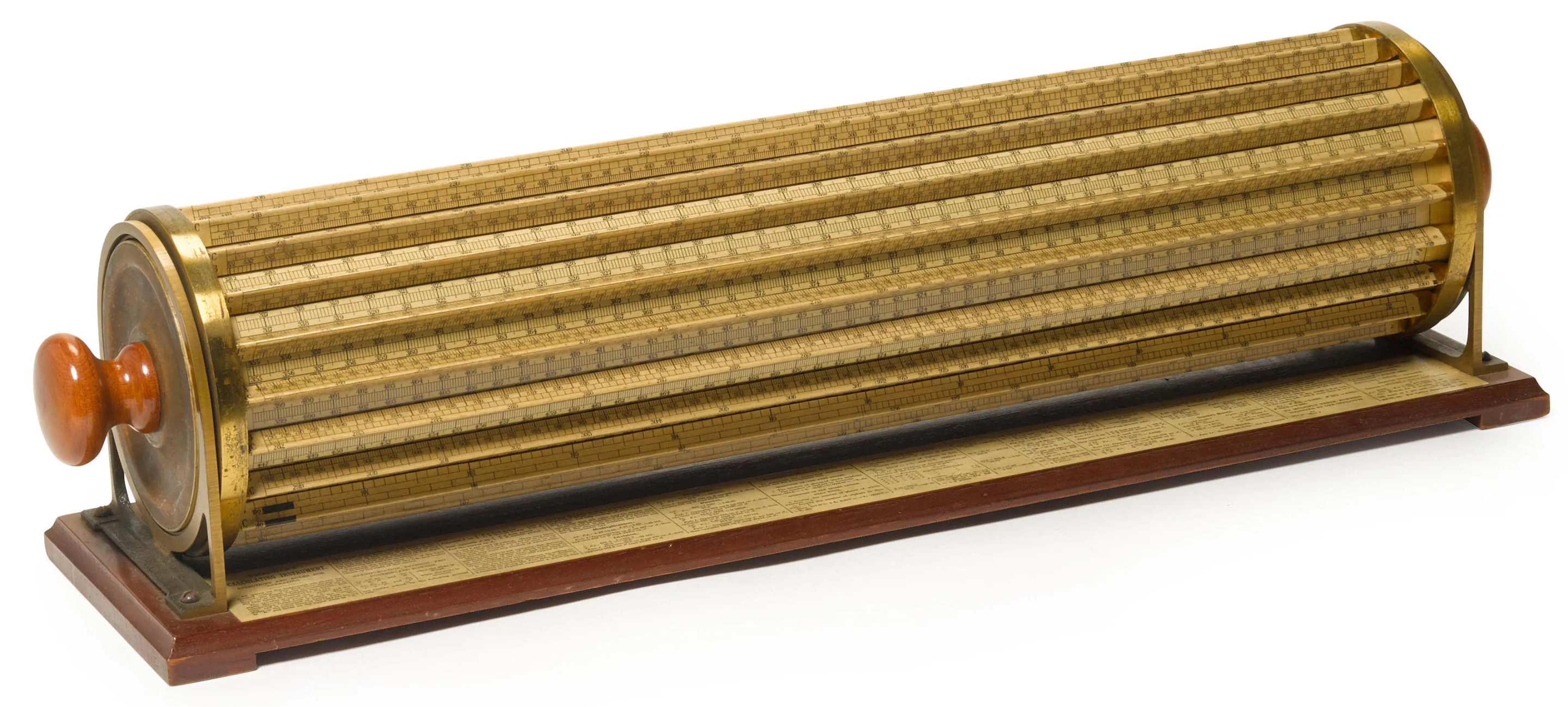 This original edition of Edwin Thacher's ingenious cylindrical slide rule was manufactured 100 years ago - it was the most powerful handheld computer in the world at that point in time.