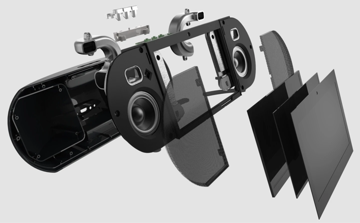 The Zettaly Avy in exploded view