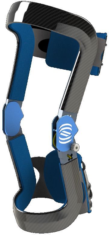 The Levitation brace is made mainly of carbon fiber