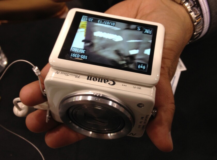The Canon Powershot N at CES 2013