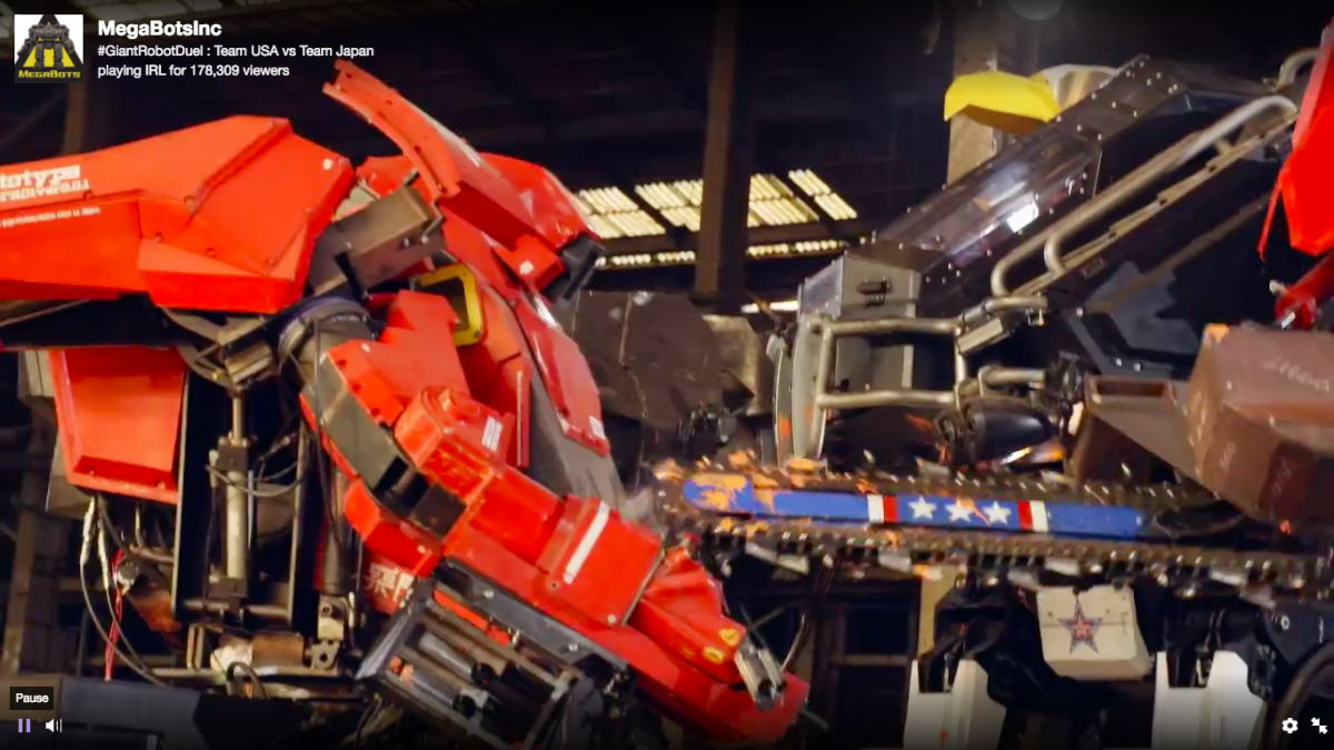 Apparently there's a couple of dozen other competitors waiting to take on the MegaBots team