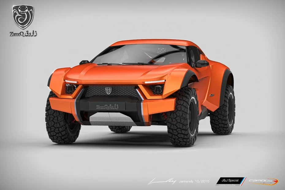 Zarooq is still completing the actual car and has shown renderings in the meantime