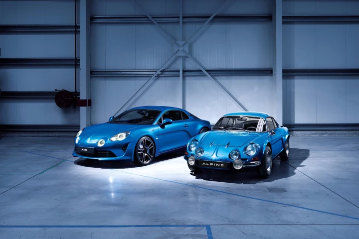 Like father, like son? The new Alpine A110 next to the original