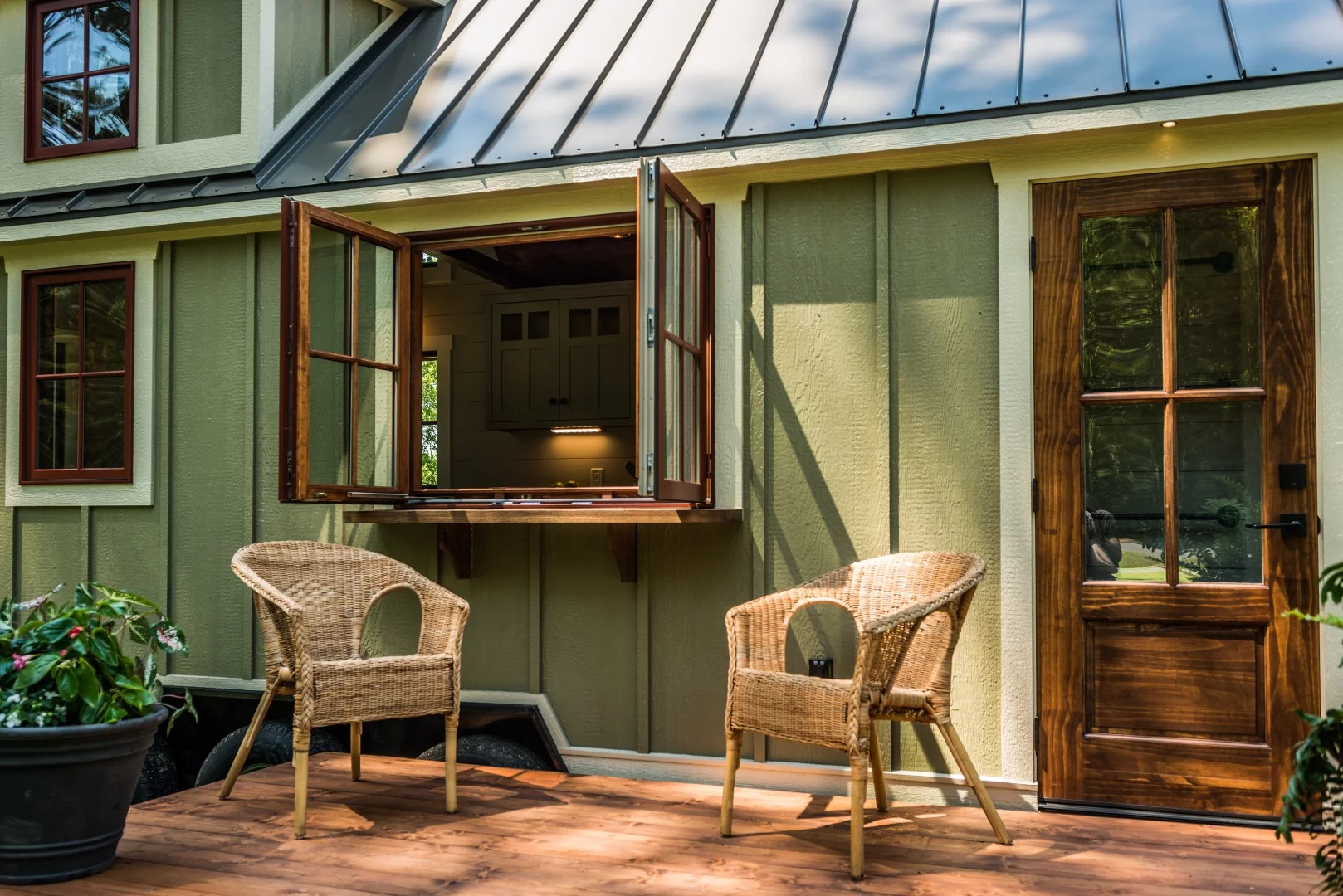 The Denali's large deck area