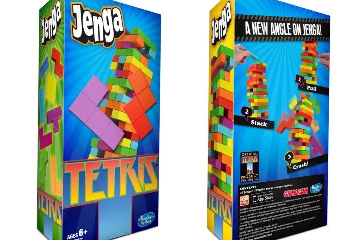 Jenga Tetris from Hasbro will combine the two well-known stacking games