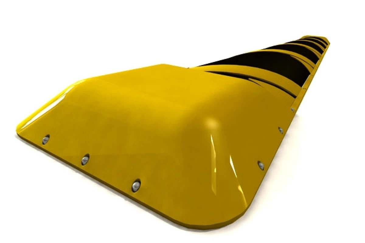 The Bumpfree speedbump is designed to remind drivers that they are traveling too fast by creating the feeling of traveling over a speed bump without the impact