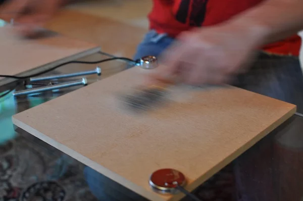 Mogees can produce a surprising array of sounds (Photo: Bruno Zamborlin)