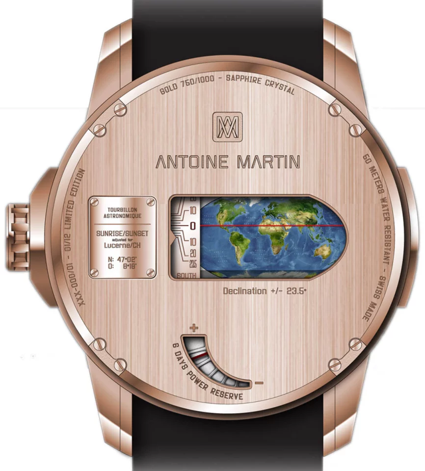 Reverse of the Tourbillon Astronomique