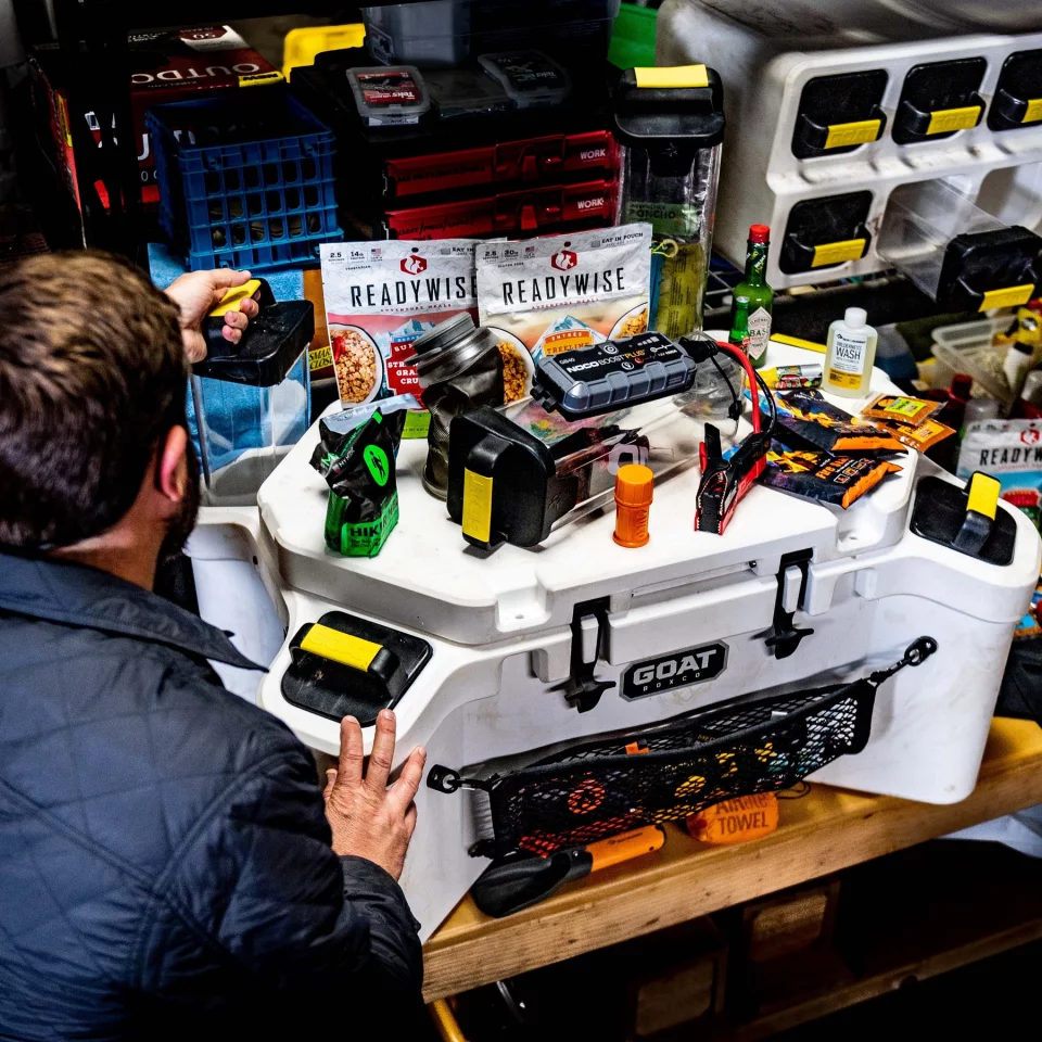 The $1,600 "Kitchen Sink" gives you a bit of everything, including pods loaded with nutrition, shelter, hydration, first aid and more