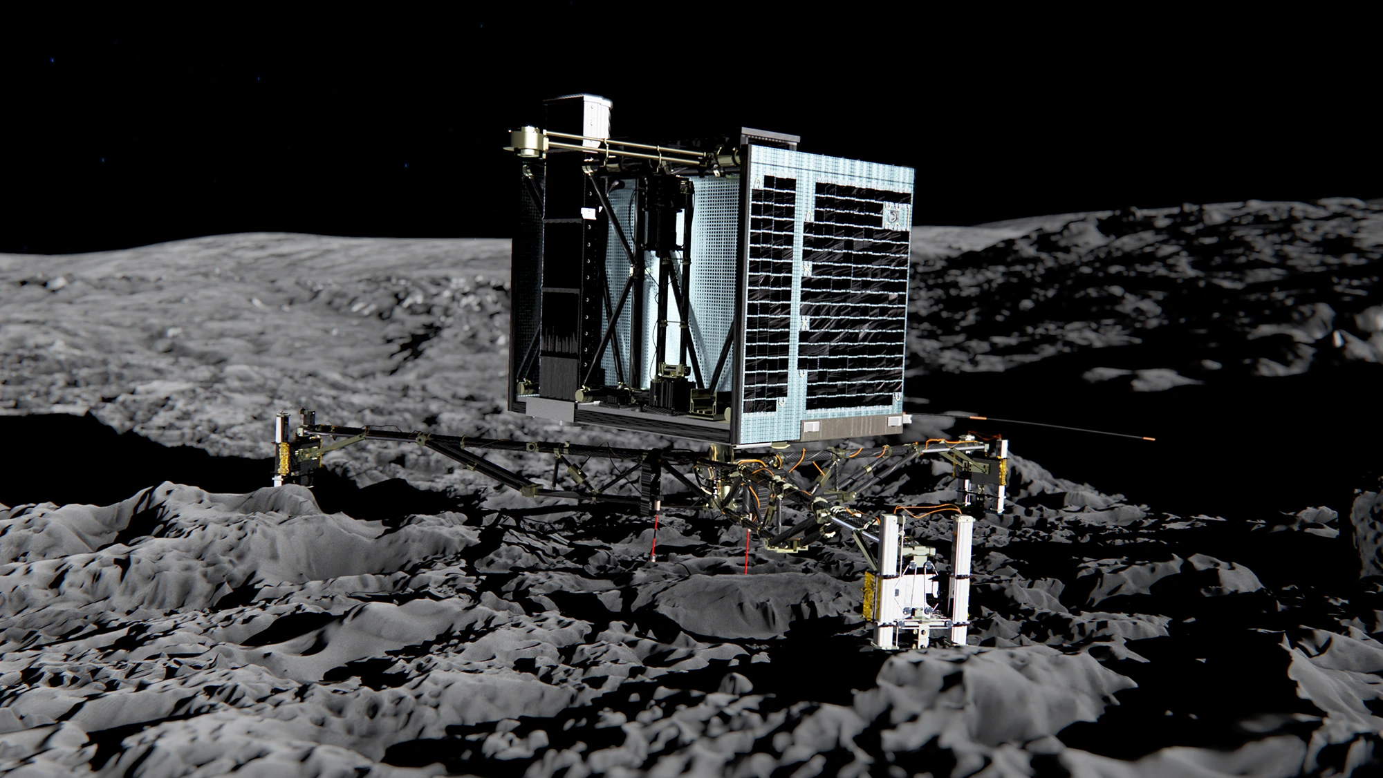 Artist's impression of Philae landing (Image: ESA)