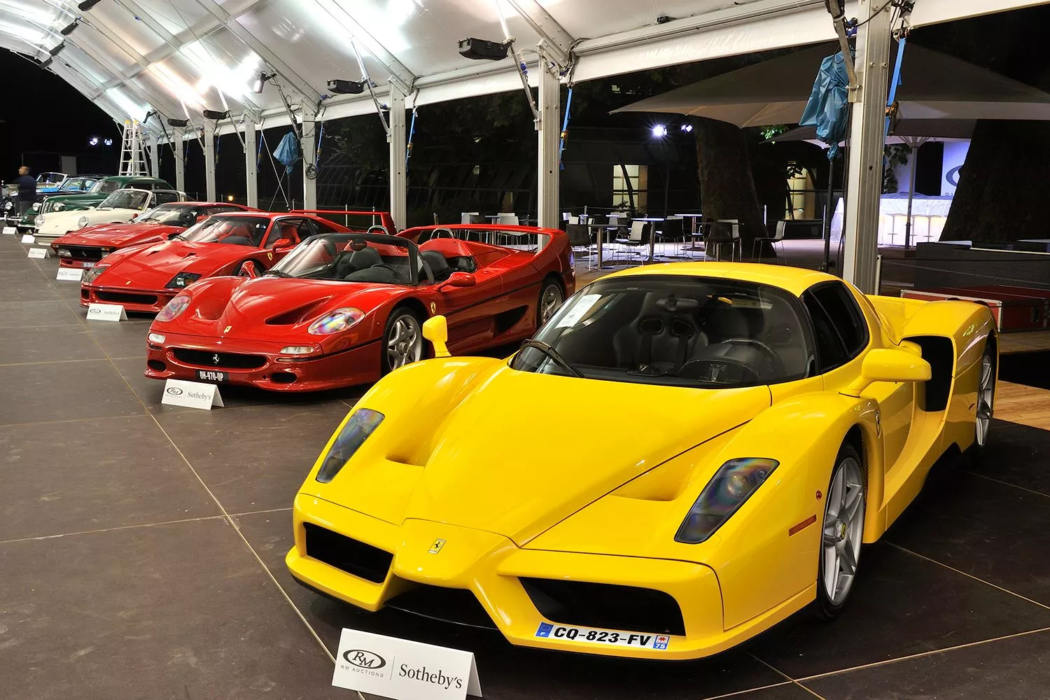 This 2002 Ferrari Enzo (Lot 107) sold for €1,260,000 ($1,387,247) at RM-Sotheby's Villa Erba sale on May 23, 2015.