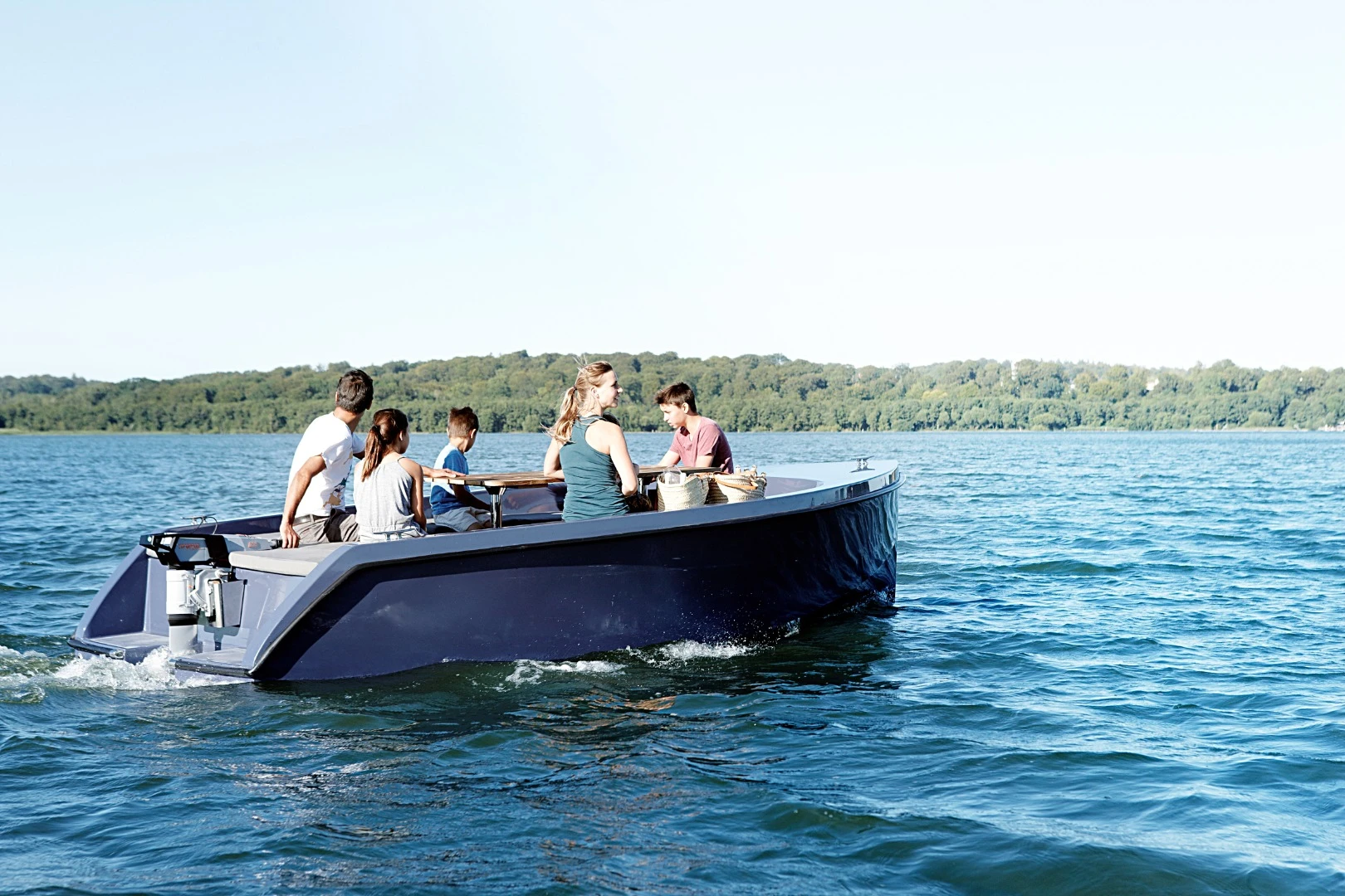Rand Boats' Picnic can seat up to 10