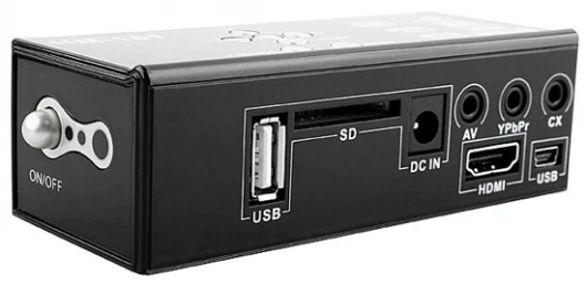 Plug in your USB storage or SDHC cards to play media on your TV
