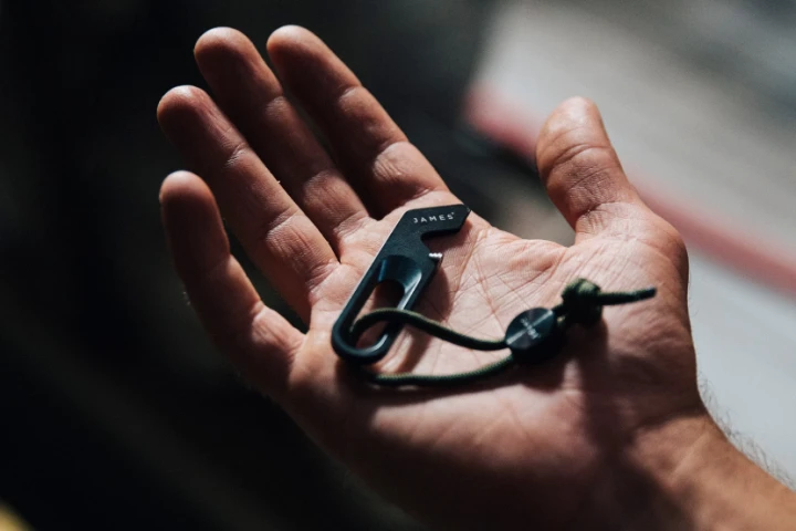 The Halifax multitool measures just 7.3 cm (2.9 in) long