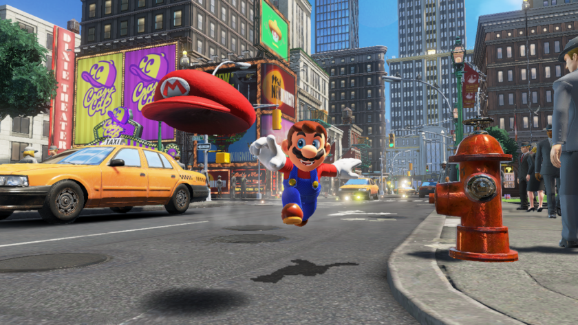 Super Mario Odyssey gives Mario a new ability: throwing his cap, which can be used as a weapon, platform or to take control of enemies