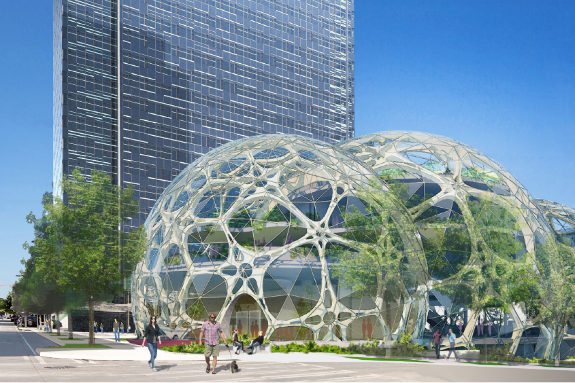 Amazon updates Seattle headquarters design