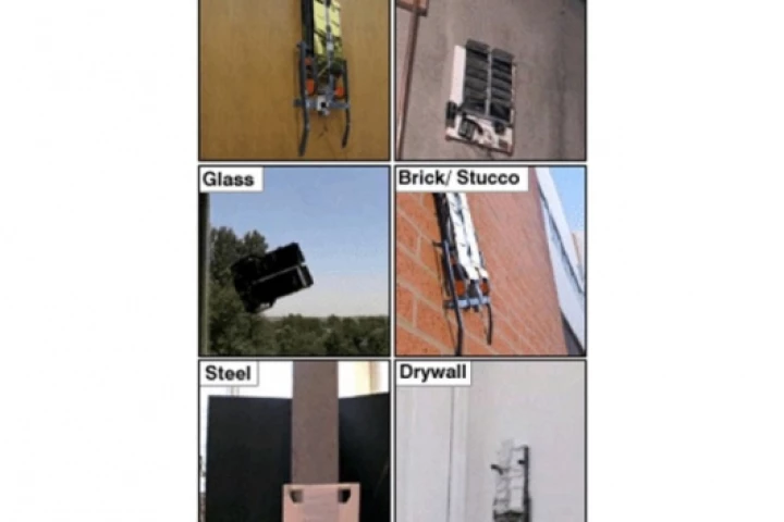 The Wall climbing robots. Pic courtesy BBC News.