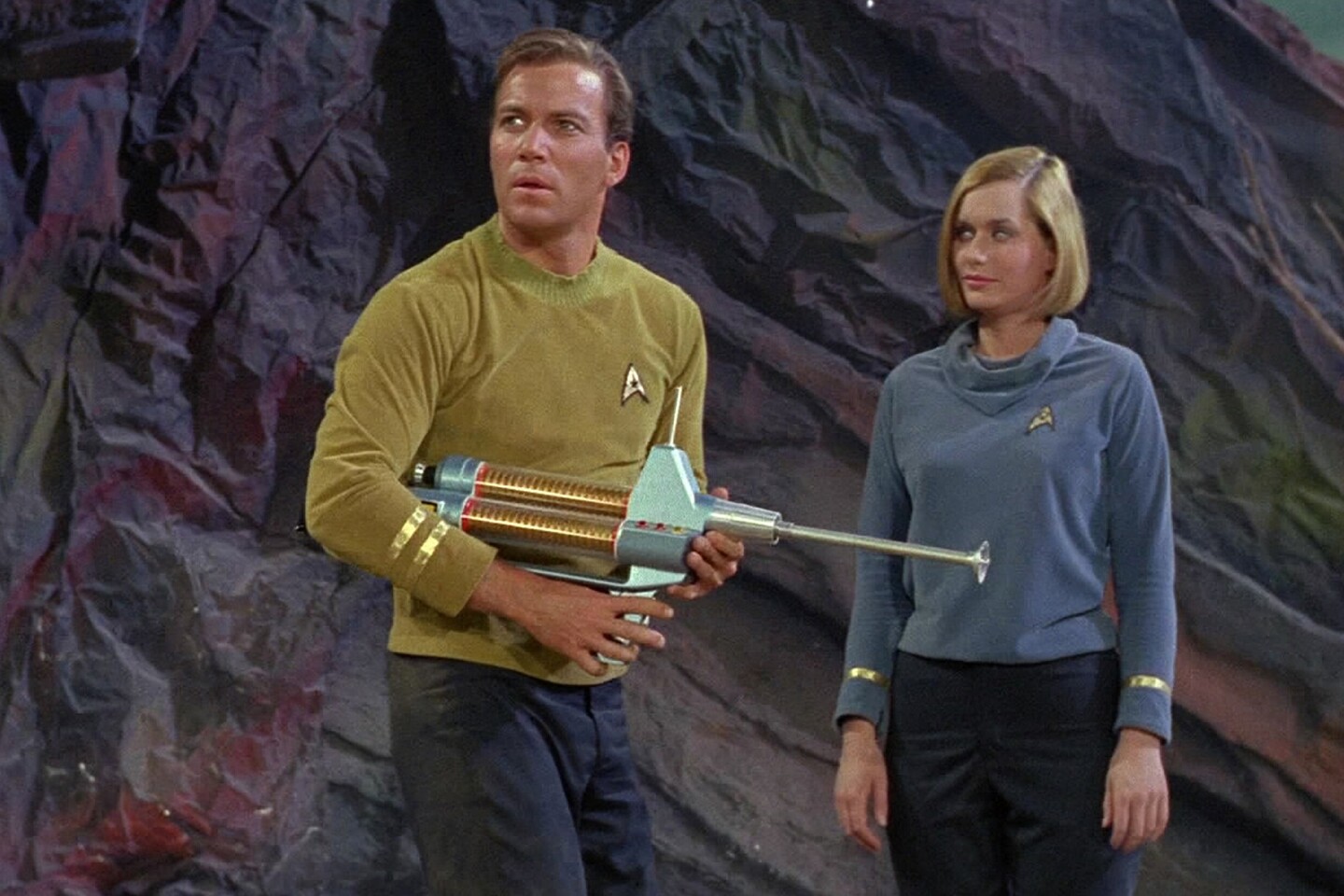 This Phaser Rifle was used by William Shatner in his debut appearance as "Capt. James Kirk" in the second pilot of "Star Trek: The Original Series". It was sold for $615,000 at a Heritage Auction on 7 November 2021