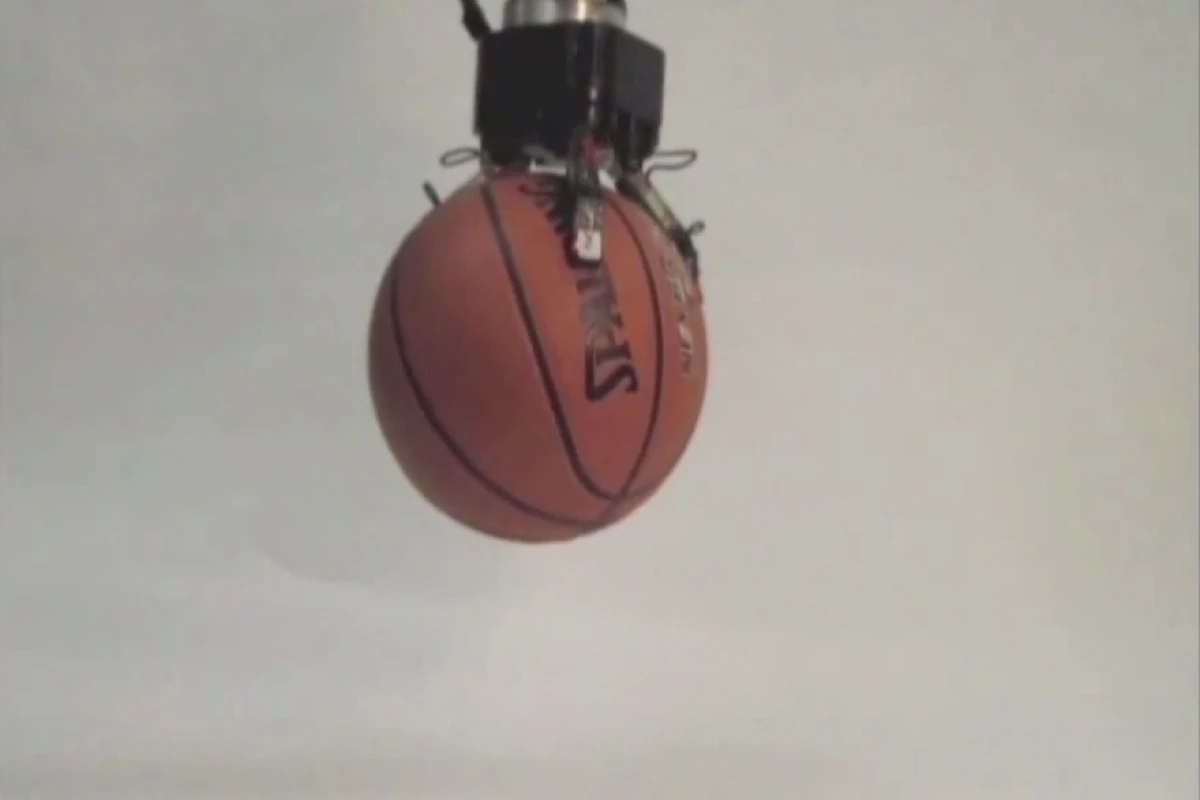 DARPA's ARM program hand is flexible enough to pick up a basketball...