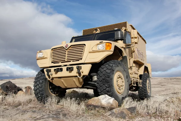 The MXT APC's suspension can be adjusted to four different levels, for varying terrain