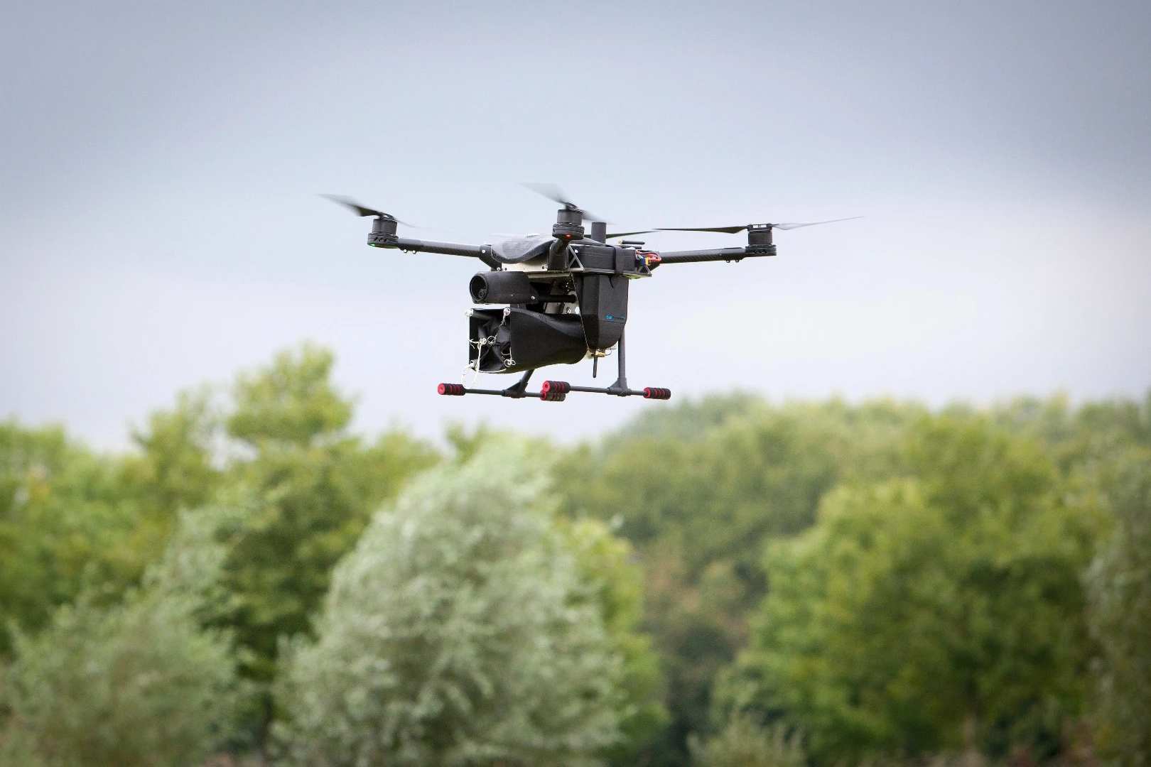 The DroneCatcher in flight
