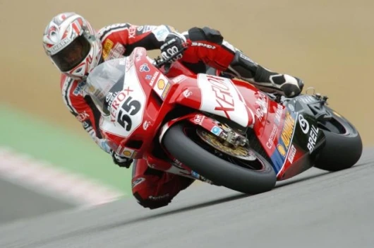 Laconi was on the pace in race one but dropped away in race two