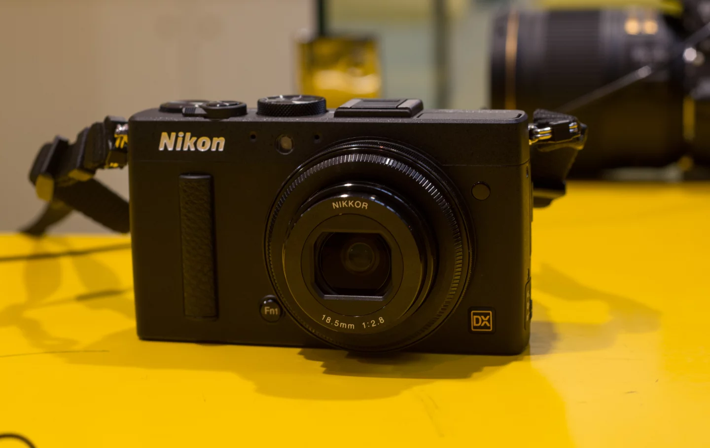 Unlike most compact cameras, the Nikon COOLPIX A has a fixed focal length lens