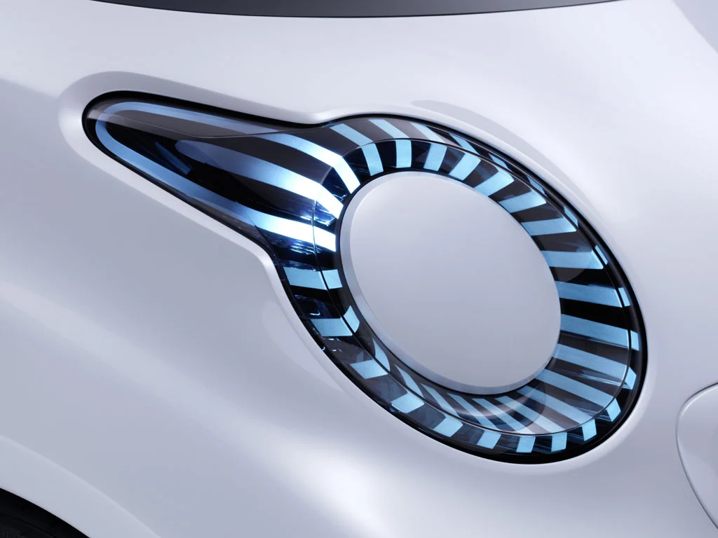 The fospeed's integrated headlight and turn indicators