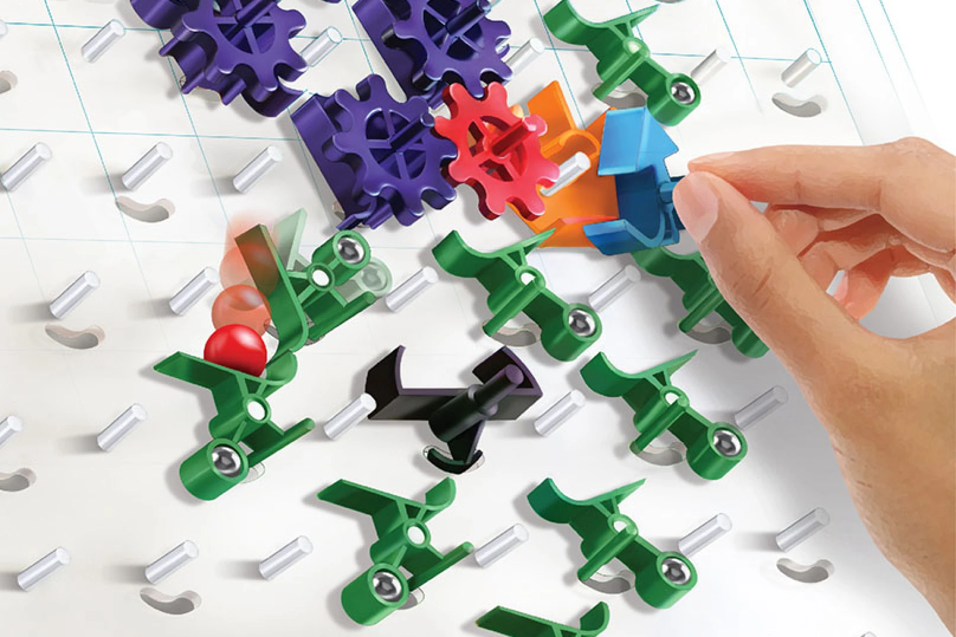 Marble Computer Company Review: Turing Tumble lets kids build complex marble-powered computers