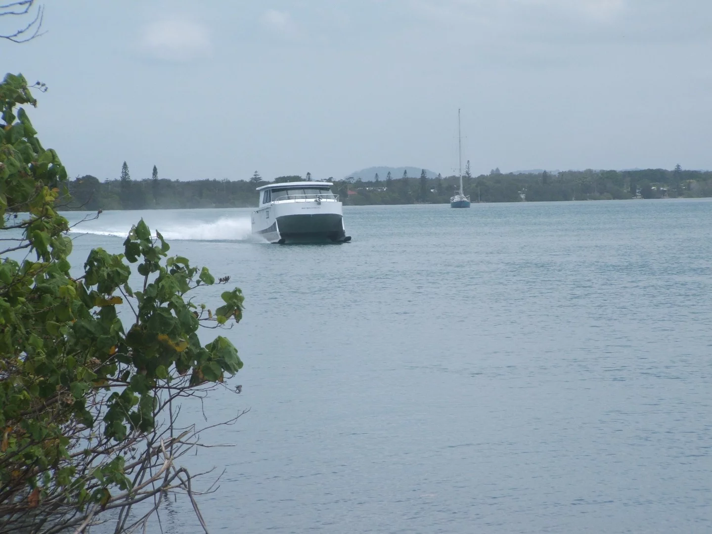Water trials of the SeaSki on the Tweed River, near Point Danger on Australia's east coast