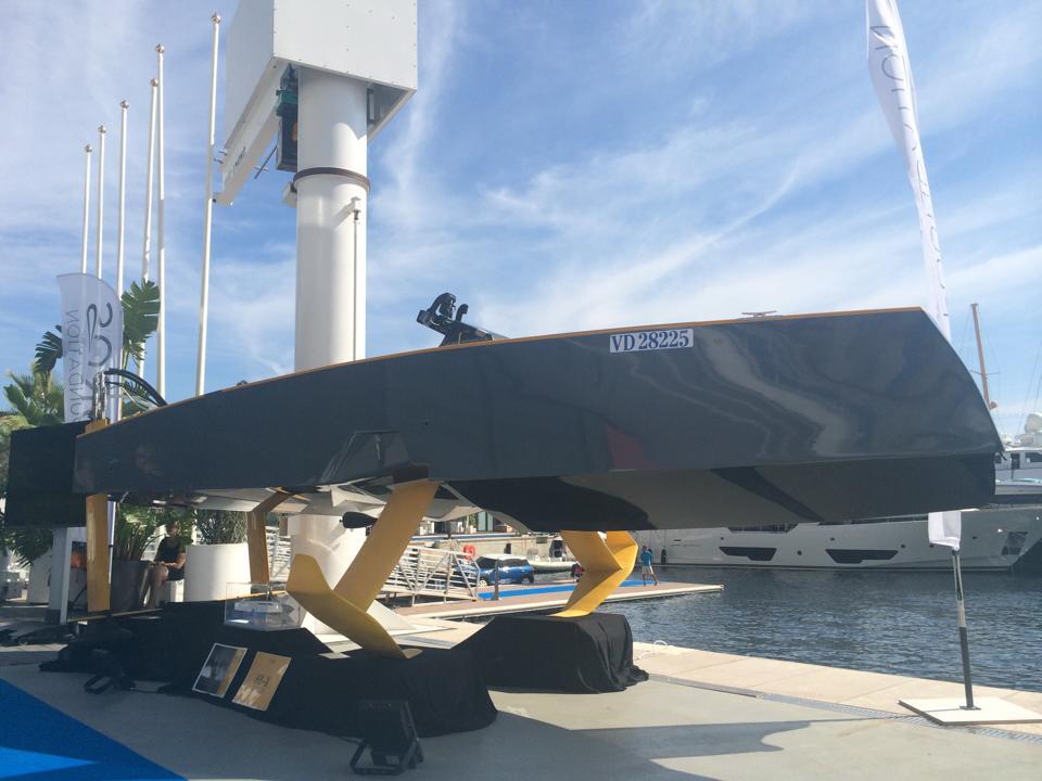 The first concrete stop on the way to the HY41 yacht