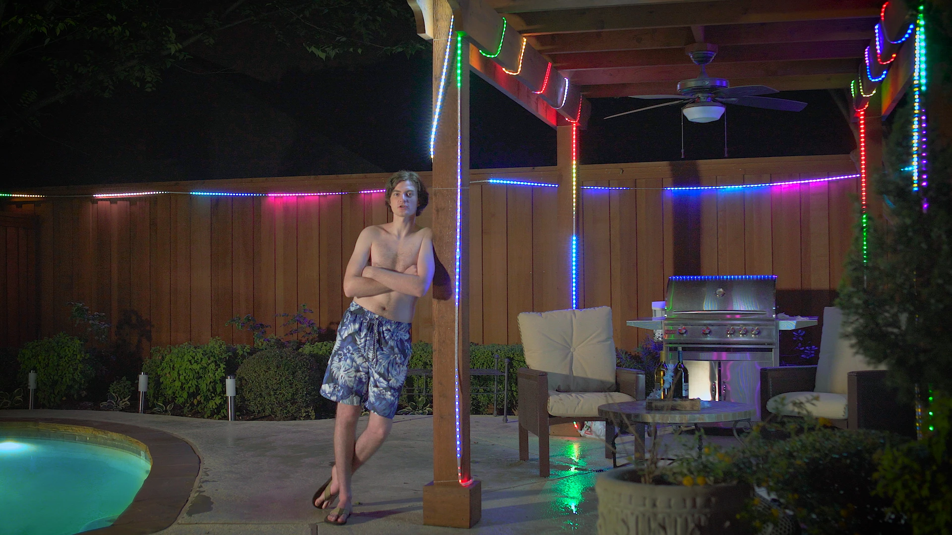The ilumi Smartstrip features IP65-rated water-resistance so it can remain outdoors, rain or shine