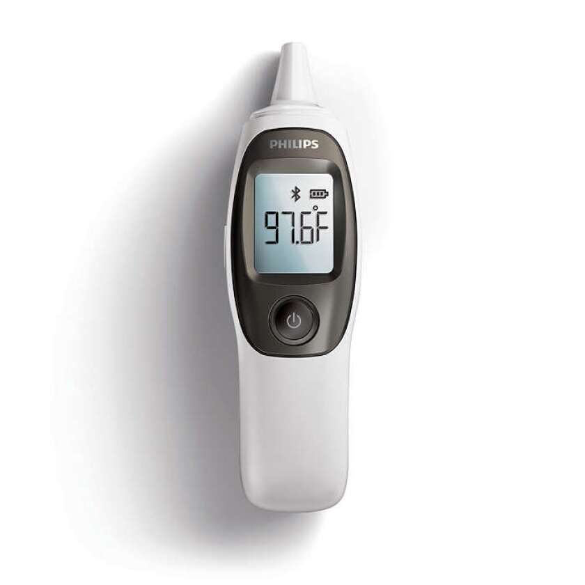 The thermometer is designed to take your temperature in just two seconds