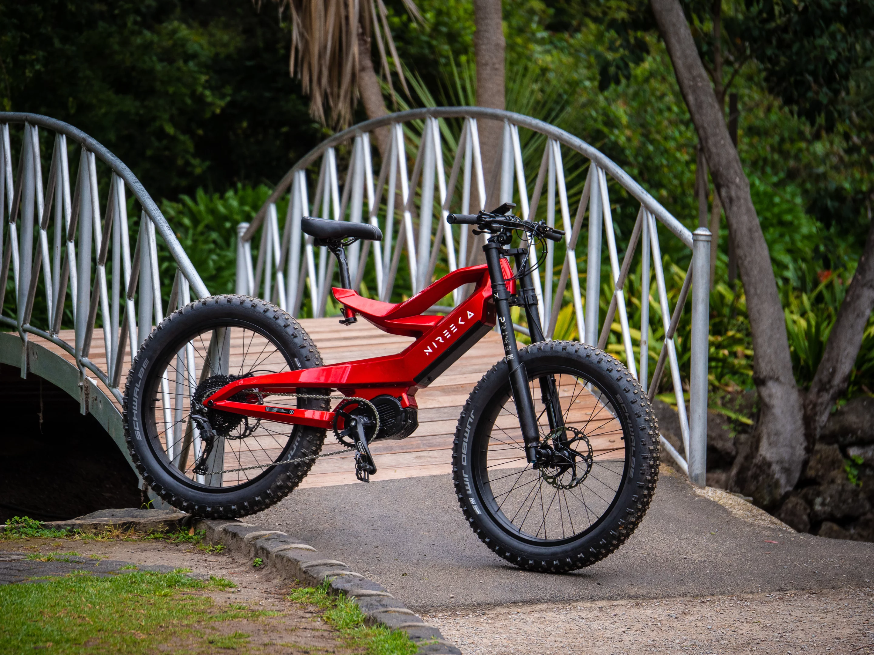 Large bike, small bridge: the Prime is not for shrinking violets