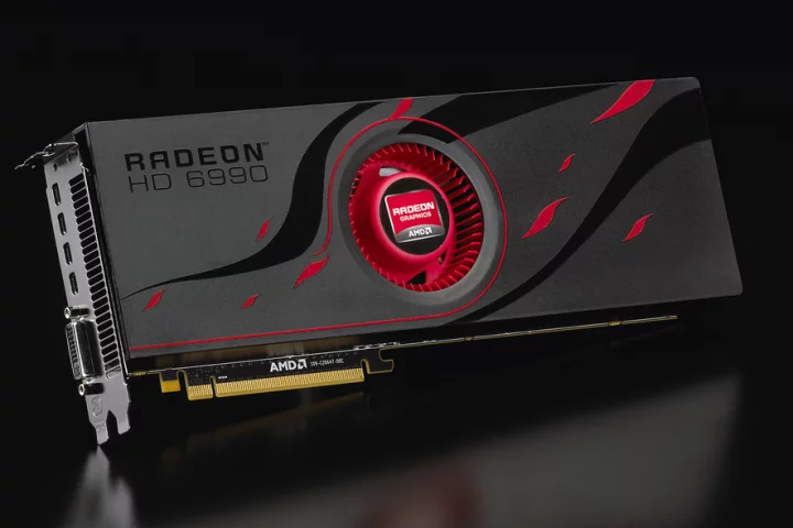 The new Radeon HD 6990 GPU from AMD is claimed to be the fastest single graphics card in the world