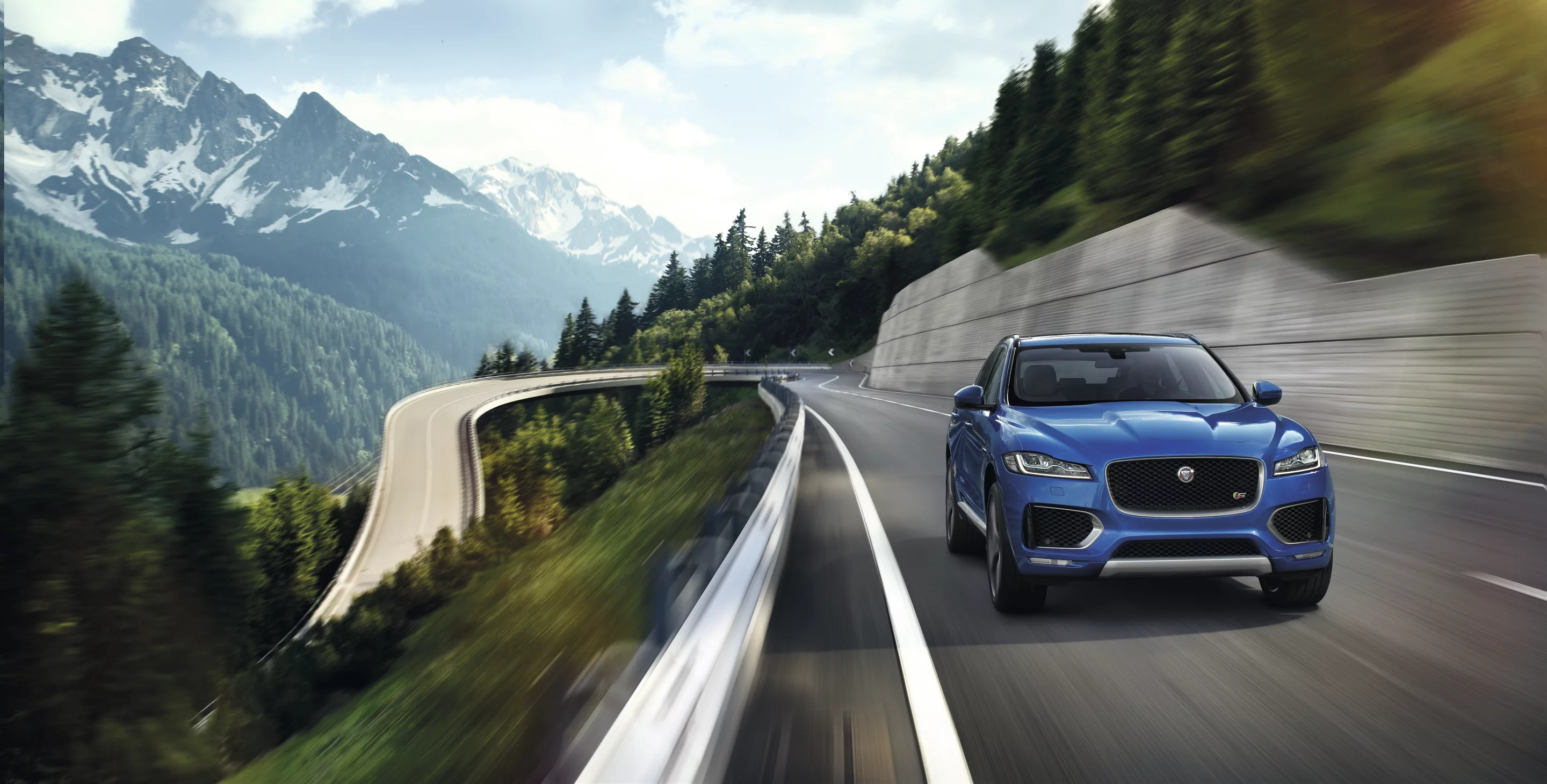 The F-Pace includes a huge suite of driver assist systems
