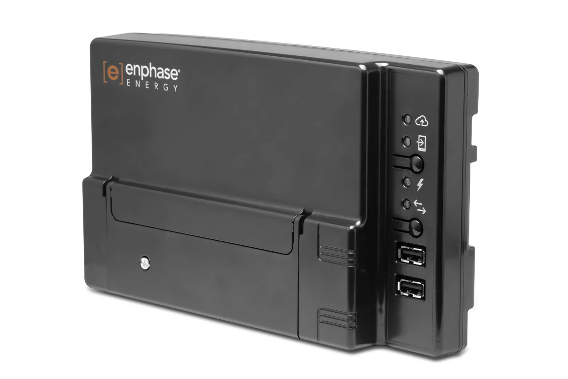 Enphase Envoy-S, the networking hub of the system