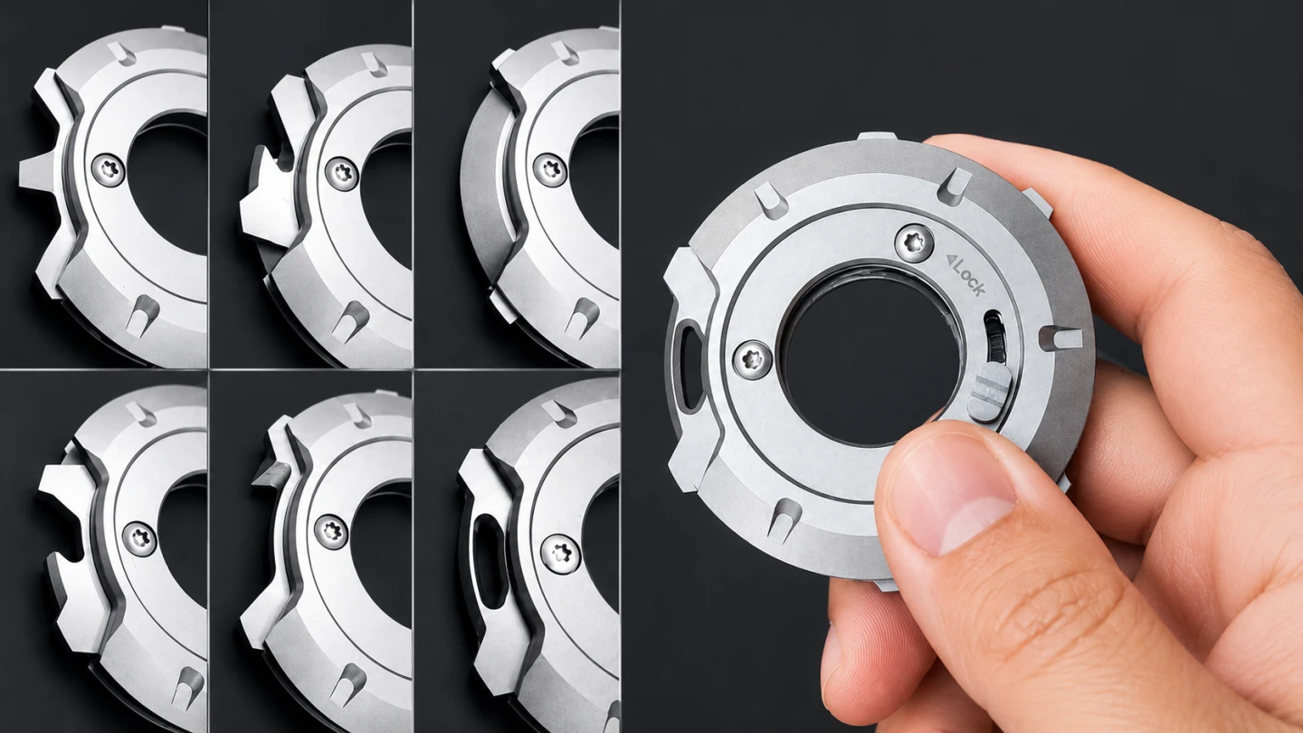 Tiny rotational EDC disc puts a full spin on multitool deployment