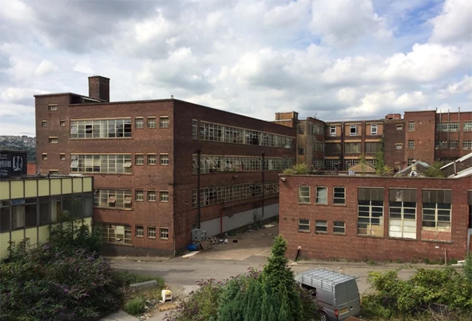 If the crowdfunding campaign is successful, the cabin could be based in a disused factory in Leeds (pictured)