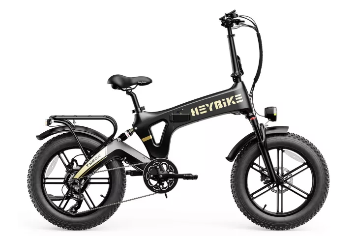 "Tyson’s unique frame geometry and folding unibody provide strength and aesthetics while also allowing the bike to be smaller and easier to fit into small spaces. All this, plus a powerful 750-watt motor makes Tyson the perfect balance of form and function," said Heybike's William Li