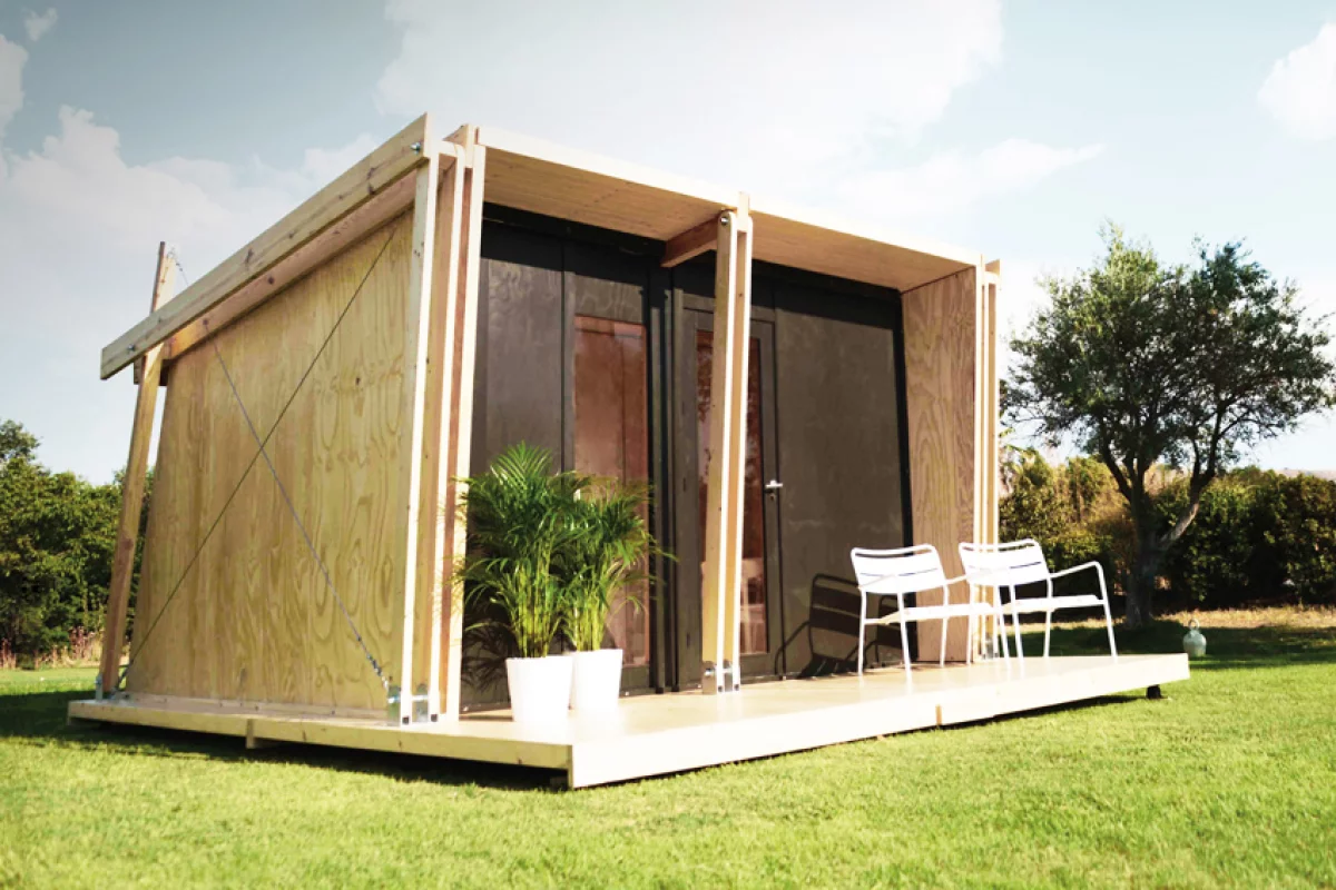 The Vivood could serve as glamping retreat, guesthouse, or a basic tiny house (Photo: Vivood)