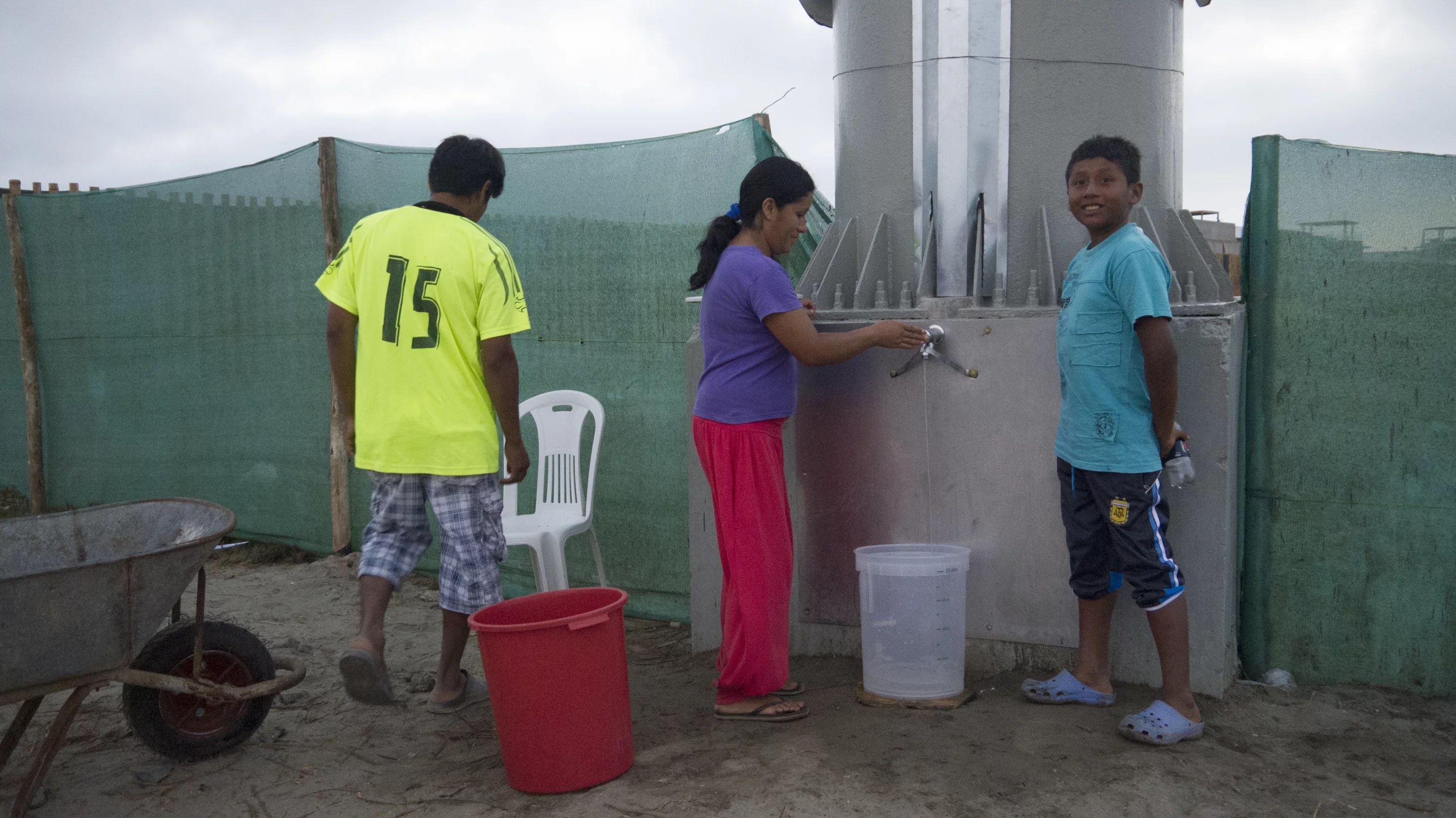 The billboard has already produced thousands of liters of drinking water