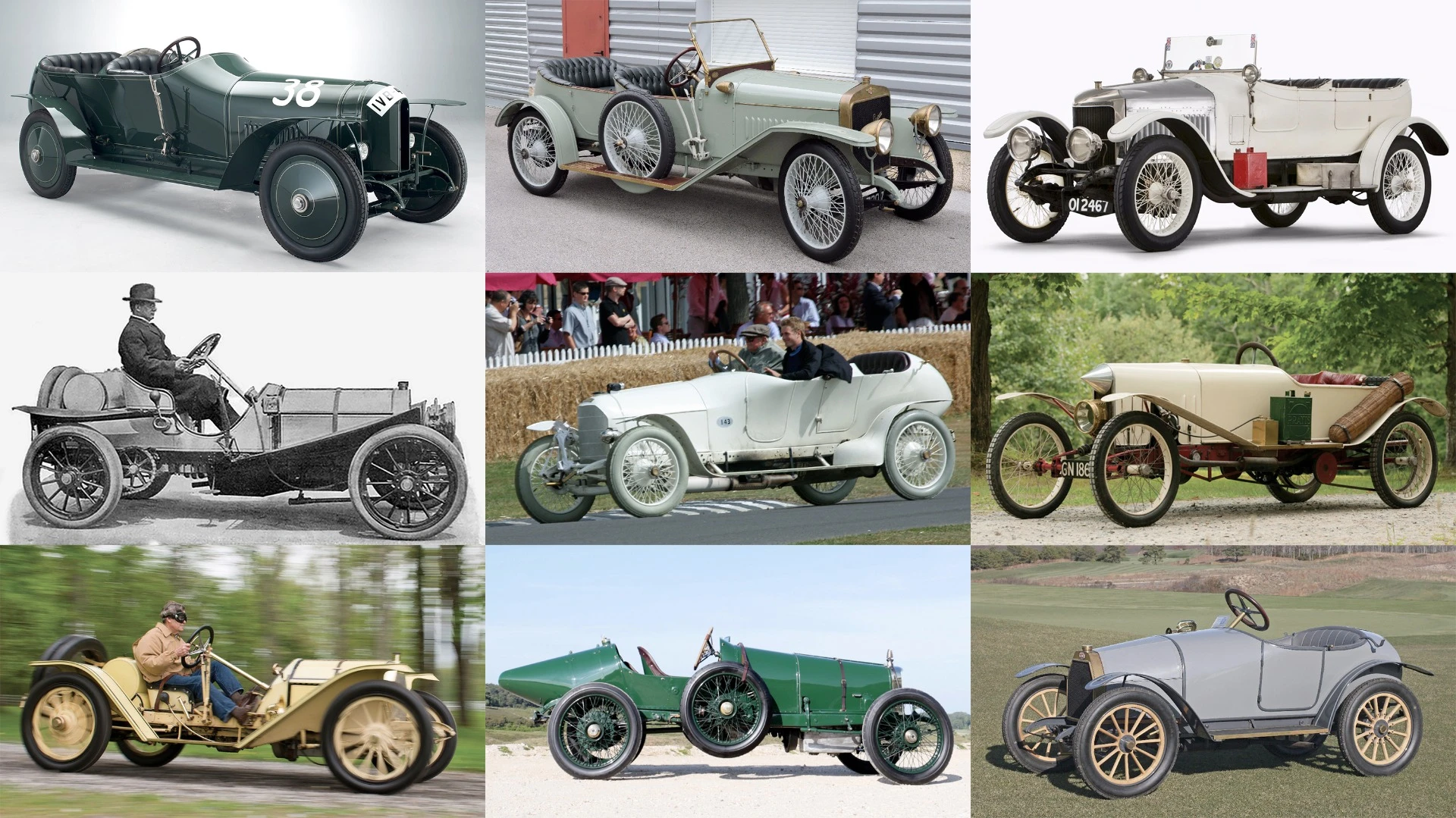 Sometimes the "world's first sportscar" chosen by journalists is based on their particular definition of the term "sports car", sometimes by myopic national bias, sometimes by a complete failure to look at history, but mainly because it has repeatedly been regurgitated by people who don't know and can't be bothered investigating. After studying the subject for some time, by my reckoning, they're all wrong!