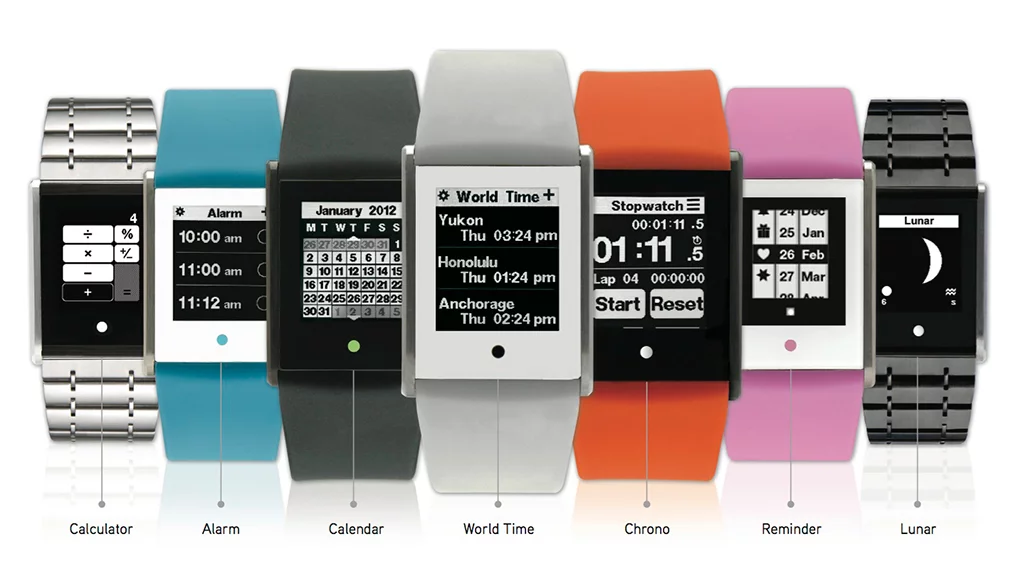 The Touch Time's functions can be accessed via the capacitive LCD touch display