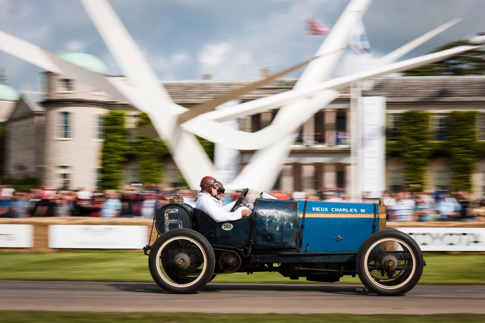 This Lorraine Dietrich 15 Liter GP Vieux Charles III is over 100 years old, but still got started and made a run