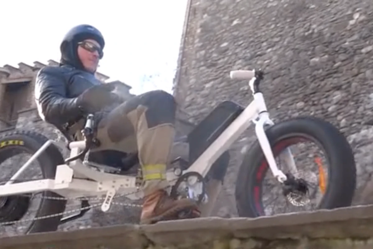 The Joystickbike ditches the handlebars in favor of a joystick